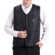 Vest trung niên nam trung niên cotton vest mùa thu và đông người già cotton vest vest dày cotton vest vest áo khoác mùa hè nam