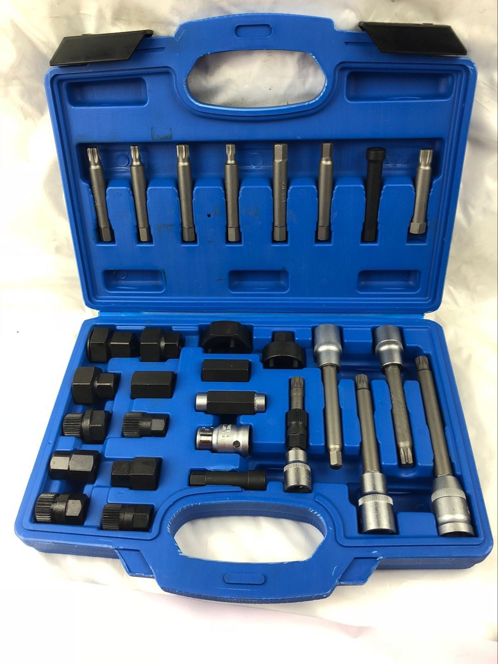Belt pulley disassembly tool for 30-piece generator belt disc disassembly tool