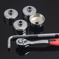 Automobile oil filter element machine filter wrench cap filter oil grid wrench oil change tool filter element disassembly and assembly
