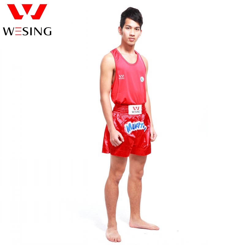 Jiurishan Muay Thai Clothing Competition Training Practical Men's and Women's Vest Shorts Boxing Fighting Sanda Mma