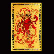 Zhang Tianshi portrait card partial C card metal card aluminum-magnesium alloy card gold card crafts support customization