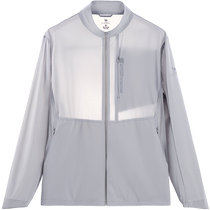 Luo outdoor sun protection clothing for men 2024 summer upf50 ice-feel breathable anti-UV lightweight stand-up collar fishing clothing