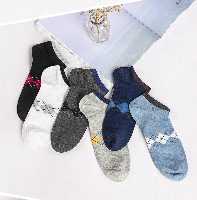 Lạc đà Bốn Mùa Vớ Nam Cotton Mồ hôi Quần thể thao Vớ khử mùi Thấp Giúp mùa hè Vớ ngắn 6 cặp - Vớ thể thao tất dài đến đầu gối