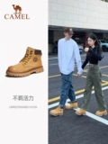 【Та же модель Wang Junkai】 Camel Martin Boots Мужские осень 2025 г. Новые большие желтые ботинки Женские ретро -ретро -рабочие ботинки