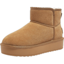 Camel Outdoor Shoes Womens Shoes 2024 Autumn and Winter New Thick-soled Snow Boots Womens Velvet Thickened Outdoor Cotton Shoes