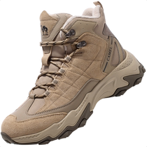 Camel Outdoor Hiking Shoes 2024 Autumn New Mens Shoes Anti-Slip Cushioning Versatile Velvet Warm Hiking Shoes Womens Shoes