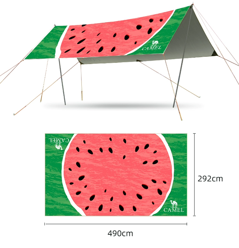 lều camping Lều tán ngoài trời lạc đà Lều cắm trại di động Kem chống nắng phủ bạc và Mái hiên cắm trại ngoài trời Pergola chống mưa lều đi cắm trại bộ lều cắm trại