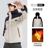 M13CR07096, овсяно-серый/фантомный черный, одинаковый фасон для мужчин и женщин, для девочек на размер меньше