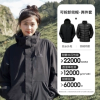 [Стиль знаменитостей] Пуховая подкладка — Phantom Black, одинаковый стиль для мужчин и женщин.