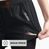 Штаны для спортзала, спортивные леггинсы с шортами, комплект, белье для коррекции формы бедер для тренировок, в обтяжку, быстрое высыхание, для бега