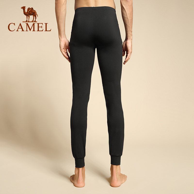 Camel quần ấm ngoài trời Mens bông mùa đông quần mỏng chặt xà cạp mùa đông quần thoải mái bông.