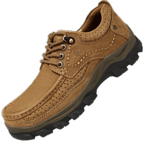 Camel Outdoor Leasing Shoes Men 2024 Весна Лето Низкая Банда Групповая Случайная Кожаная Обувь Неклассовые Туфли Кроссовок