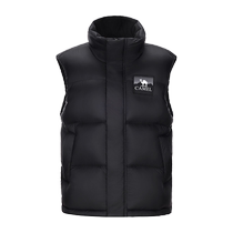 (Anti-static and anti-drilling velvet) Camel Outdoor Down Jacket 2024 Autumn and Winter New Mens and Womens High Puff Down Vest