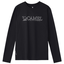 Camel Outdoor Original Yarn Sunscreen Quick-Drying Long Sleeve T-Shirt Womens 2024 Spring UPF50 UV Protection Round Neck Bottoming Shirt
