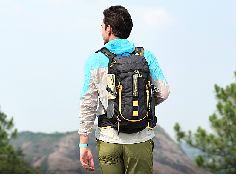 Ba lô lạc đà CAMEL Ba lô du lịch ngoài trời cắm trại giải trí thoáng khí giải nén ba lô unisex balo da nam