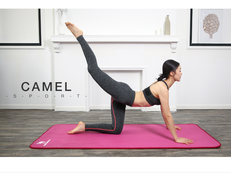 Thảm tập thể thao CAMEL lạc đà cho nam giới và phụ nữ mới bắt đầu dày lên thảm tập thể dục chống trượt phục hồi chống trượt miếng lót tập yoga