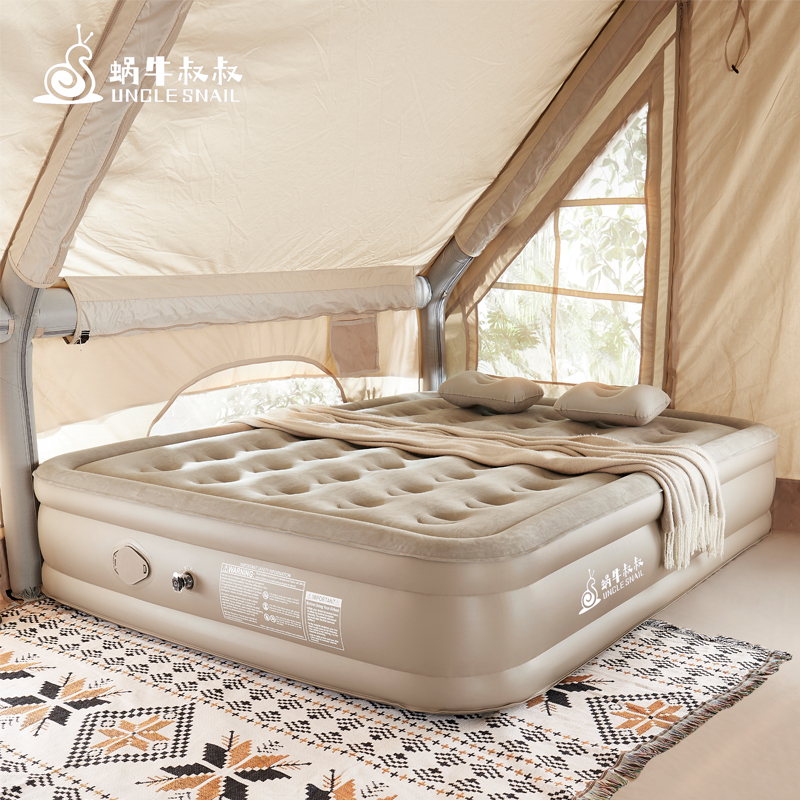 Uncle Snail Outdoor Inflatable Bed Tent Camping Air Mattress Inflatable Sleeping Pad Mattress Automatic Inflatable Mat for Floor