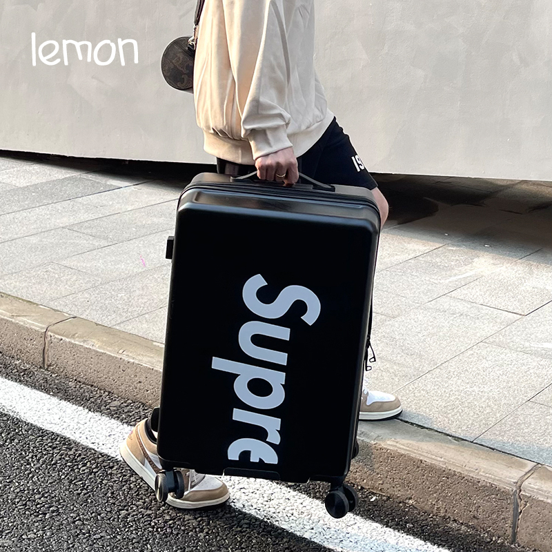 Trendy Personalized Luggage Suitcase 24inch Student Art Box Travel Suitcase 20inch Japanese Style Internet Celebrity Unisex 26 Trendy Personalized Luggage Suitcase 24inch Student Art Box Travel Suitcase 20inch Japanese Style Internet Celebrity Unisex 26