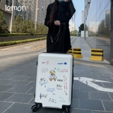 Японский трендовый чемодан для школьников для влюбленных подходит для мужчин и женщин, с медвежатами, 24 дюймов