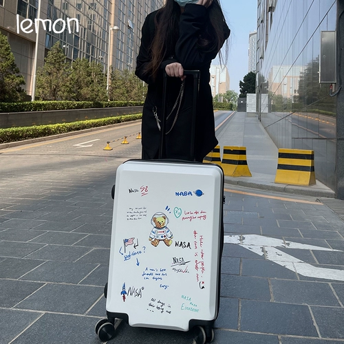 Японский трендовый чемодан для школьников для влюбленных подходит для мужчин и женщин, с медвежатами, 24 дюймов