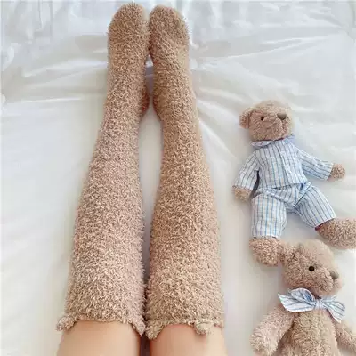 Japanese ice cream Halloween bear ears soft stockings