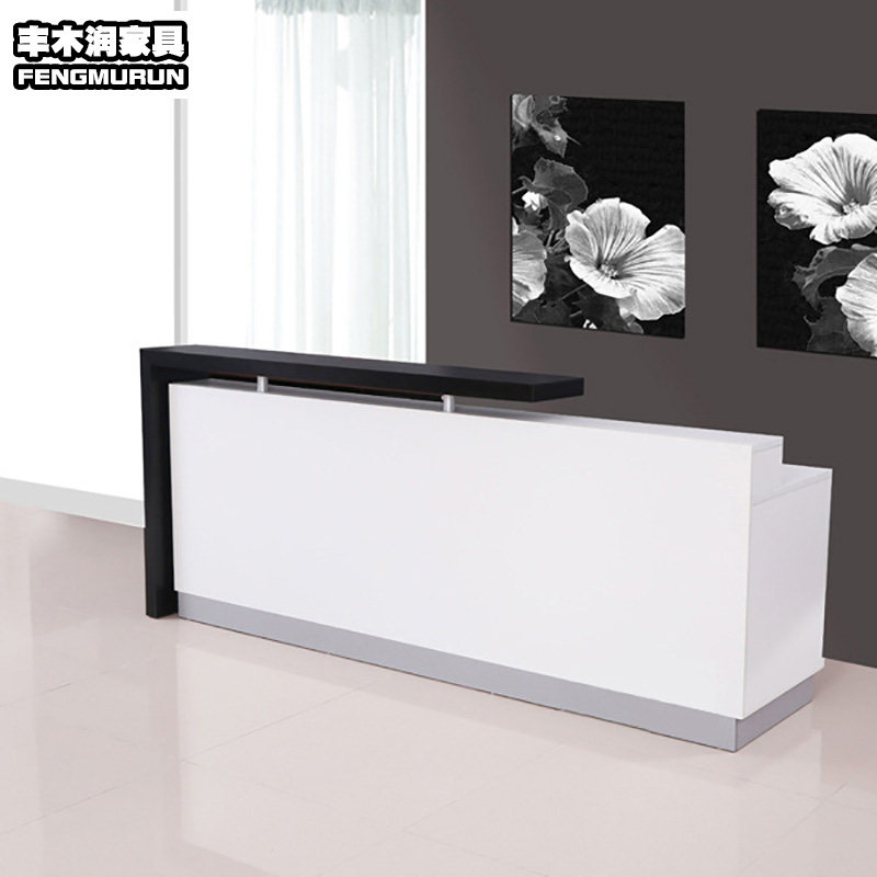 Fengmurun company reception desk reception desk consultation reception desk cashier counter board office front desk computer desk