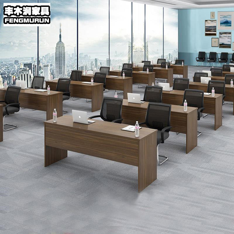 Office Furniture Staff Training Session Desk Long Table Campus Students Desks Double Bar Table Negotiation Table And Chairs Combination