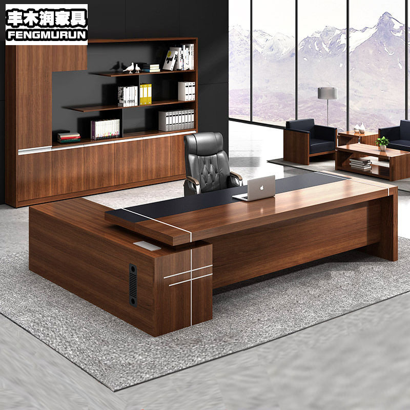 Boss Desk Big Class 1 8m Boss Desk Chair Combination Single Supervisor Desk Desk President Desk Office Furniture