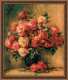 Cool Breeze DMC Thread Cross Stitch Kit Living Room New HC4771 Oil Painting Rose Vase Printing