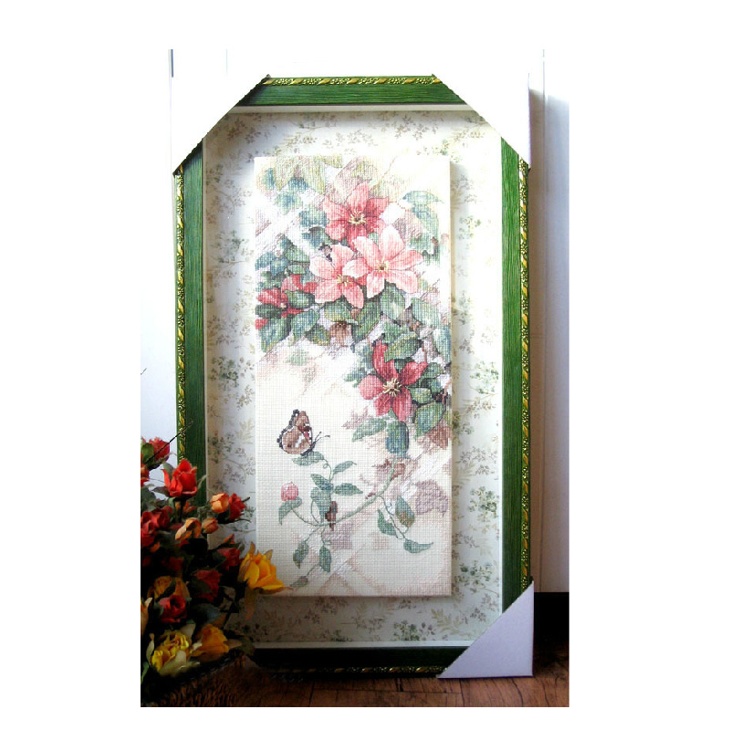 Cool Breeze DMC Cross Stitch Living Room New Kit High 28CT Flowers HC183 Butterfly and Orchid Printing