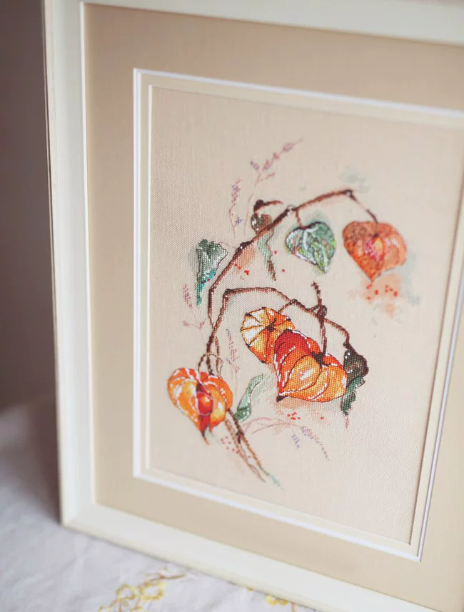 Комплект для вышивания DMC Cross Ending простая современная роспись украшение цветок HC4023 фонарик цветок 14CT печать