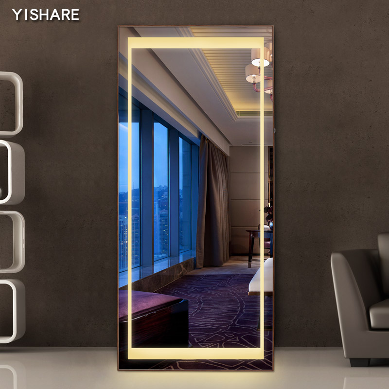Yishare Full Length Mirror Wall Mounted Led Dressing Mirror