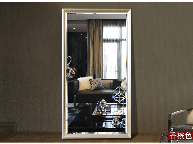 Gương trang điểm YISHARE gương lớn gương hiện đại đầy đủ gương đơn giản treo tường gương treo quần áo cửa hàng phù hợp gương - Gương gương cảm ứng thông minh