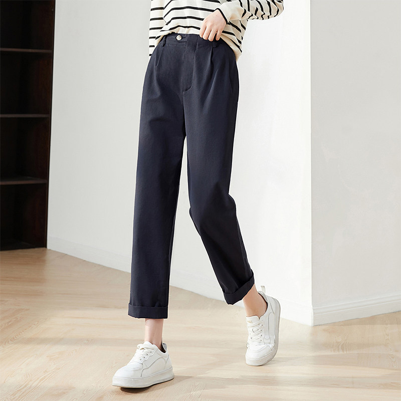 Sophisir Tiansi Cotton Patients in 2022 new loose casual pants nine - point women