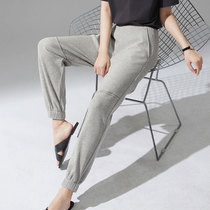 Sofisel gray sweatpants 2021 early autumn new fashion casual womens leggings sweatpants summer womens pants