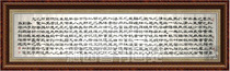 Chinese calligraphy and painting Liu Bingsen official book eight-foot banner office conference room handwritten painting core orchid preface