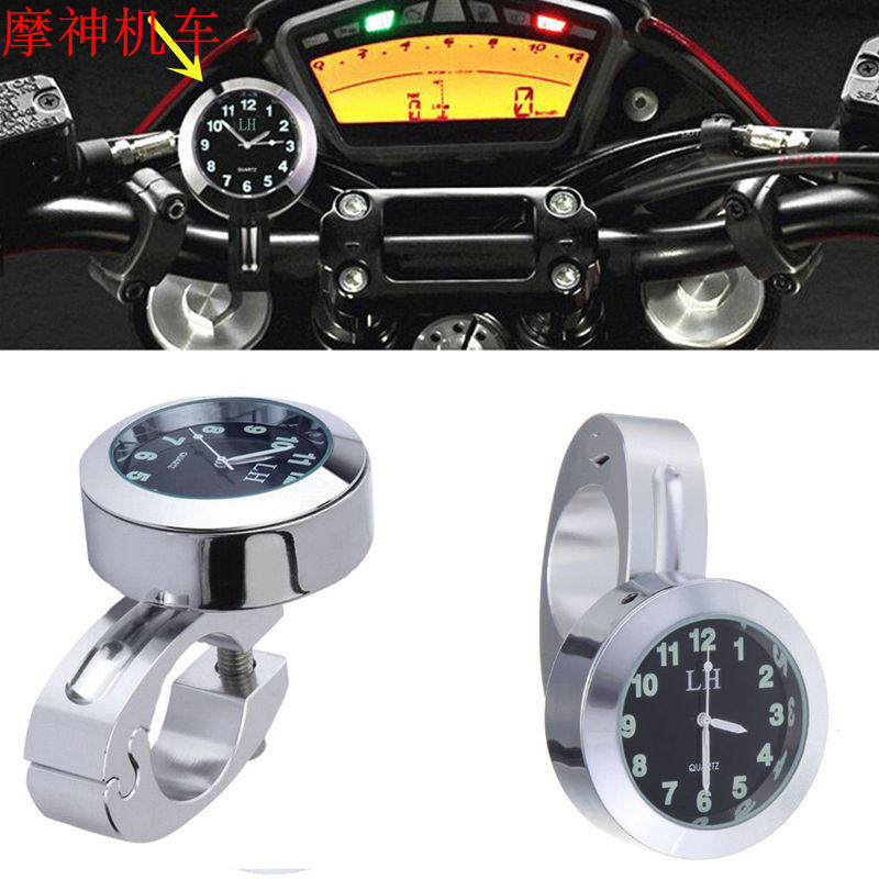 Locomotive Cruise Harley Locomotive Retro Car Modification Universal Car Time Watch Waterproof Luminous Table LH