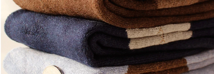 Mùa đông dày nam vớ dày terry cashmere vớ cotton ấm khăn nam vớ mùa đông
