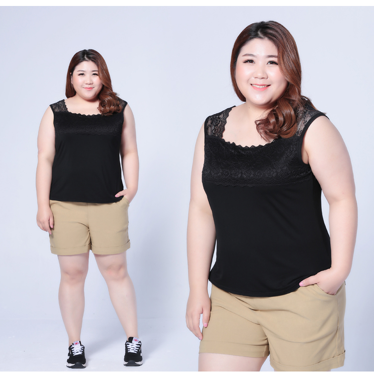 Giải phóng mặt bằng mới cho phụ nữ kích thước lớn áo sơ mi không tay áo sơ mi nhỏ áo sơ mi ren Hàn Quốc áo lót nữ - Áo ba lỗ đồ nữ đẹp