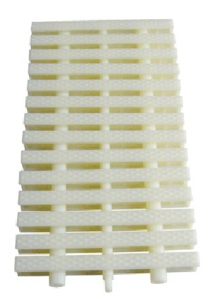 New bone color turning three-interface grille non-slip canal face grate