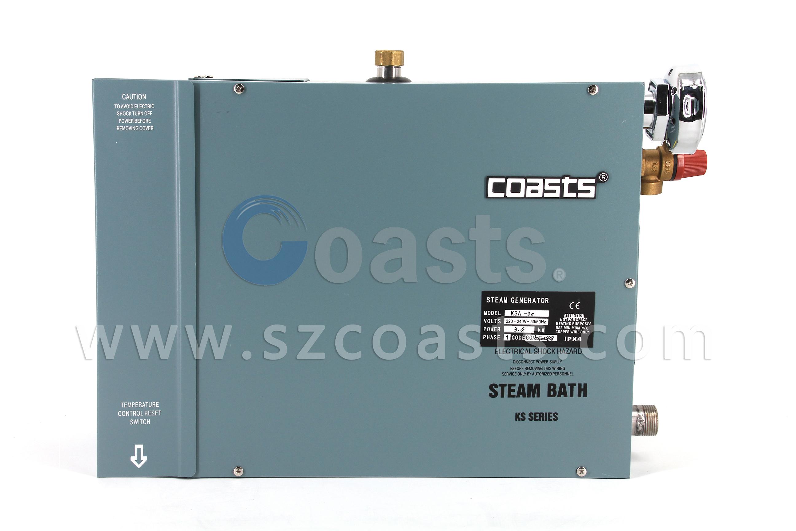 Factory direct Ke Shi Coasters steam generator sauna wet steam oven sauna KSA-150