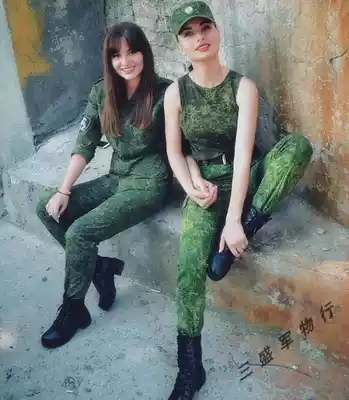 Russian military version of the original Emr code beige vest Russian little green man non-German British British French T-shirt