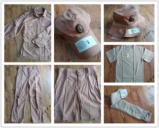 New Russian public hair original products in Syria fighting group field suit Russian small fan seven-piece big set