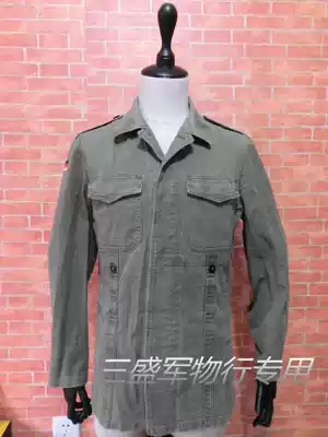 German army German public release military version of the original military fan Moleskin gray and green jacket imported outdoor top ancient