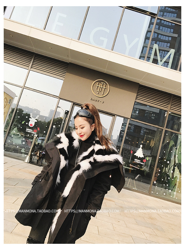 Manteau de fourrure femme MANMONA - Ref 3171469 Image 127