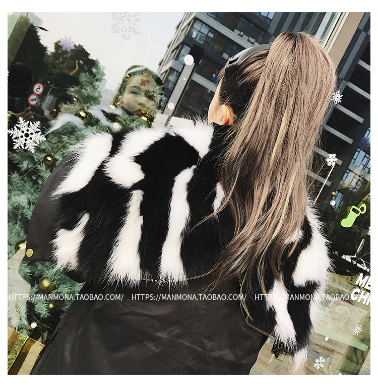 Manteau de fourrure femme MANMONA - Ref 3171469 Image 126