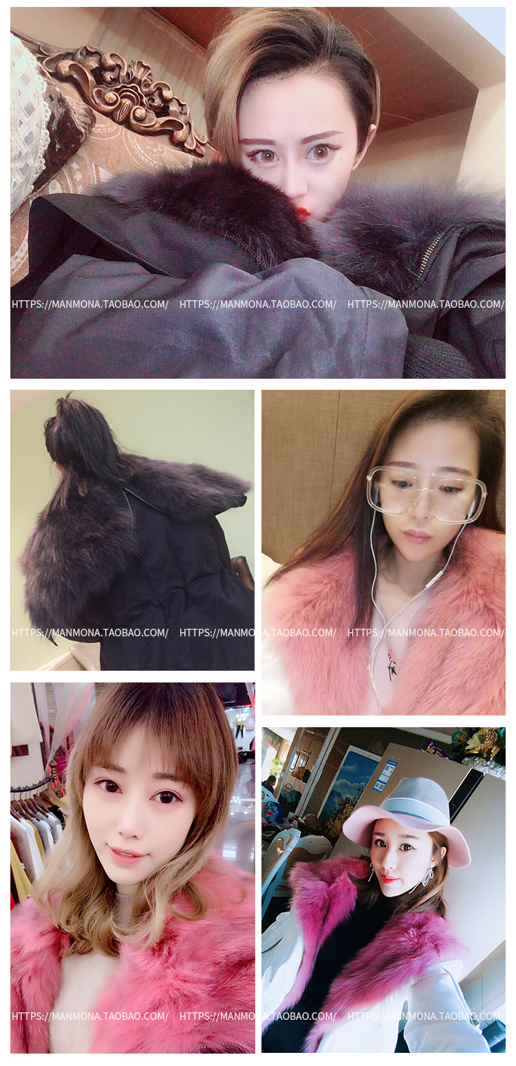 Manteau de fourrure femme MANMONA - Ref 3171469 Image 56