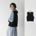 2018 phiên bản Hàn Quốc mới của áo vest dệt kim sang trọng, gió lười đầu lỏng áo len không tay cổ chữ V áo gile nữ trung niên Áo vest