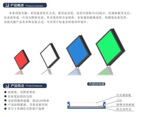 Surface light source high density and high uniform patch LED design plastic parts broken holes and other detection can be customized