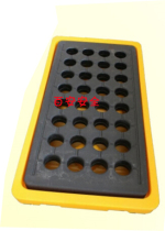 Ai Jie Dun AJD-102 polyethylene two-barrel platform oil chemical sub-packing platform anti-leakage platform